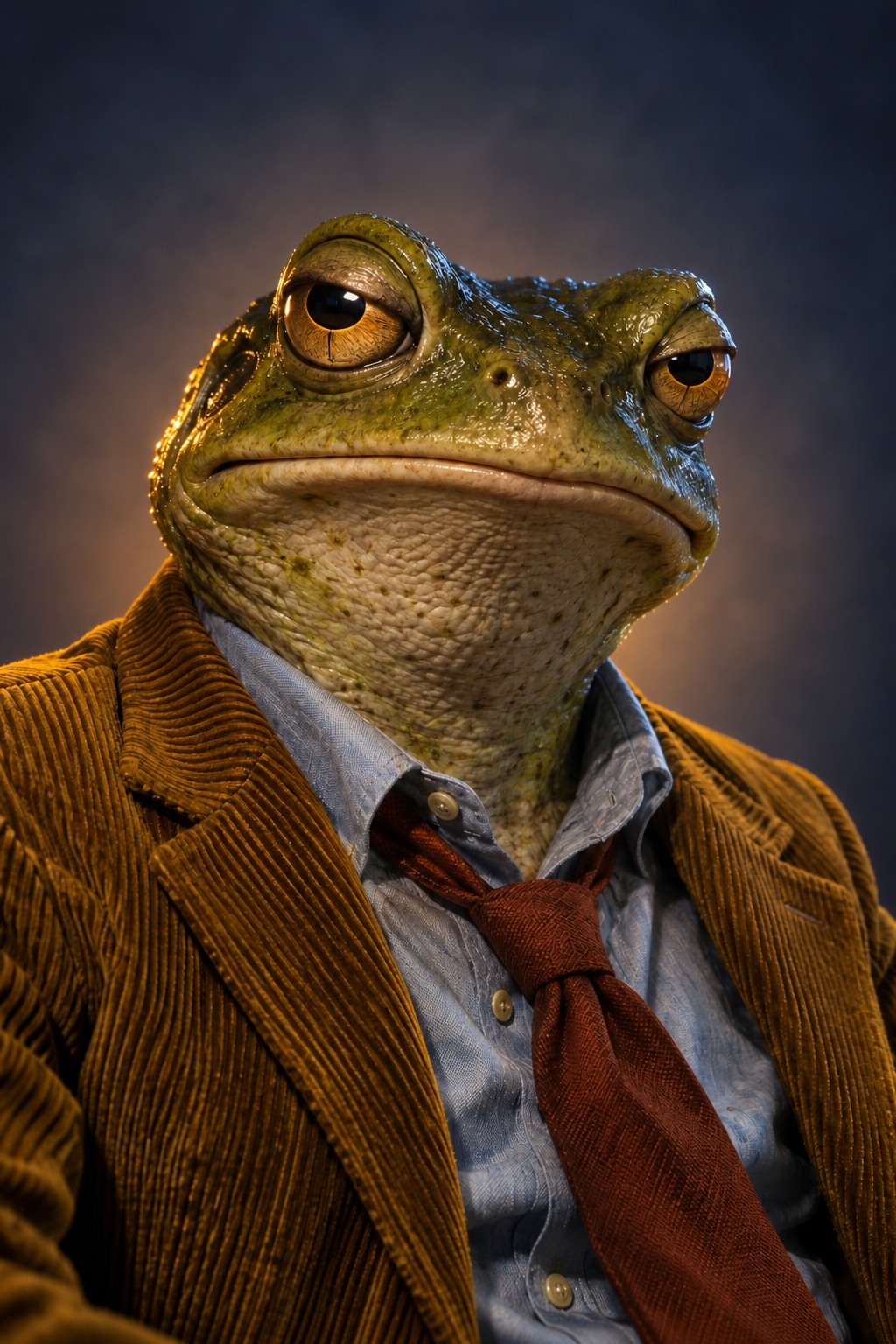 Finn Frogwell, an original office frog